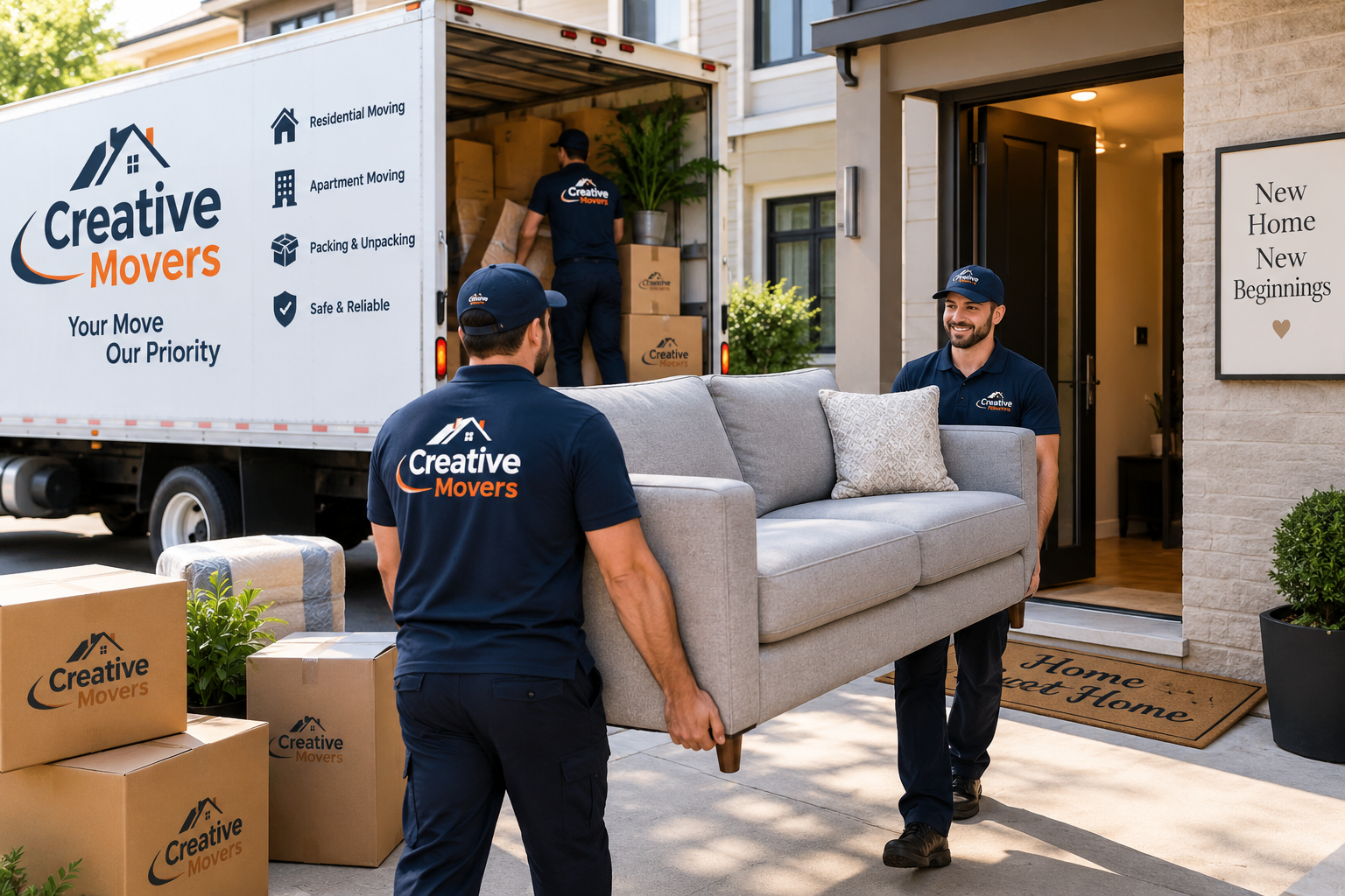 House and Apartment Moving - Creative Movers